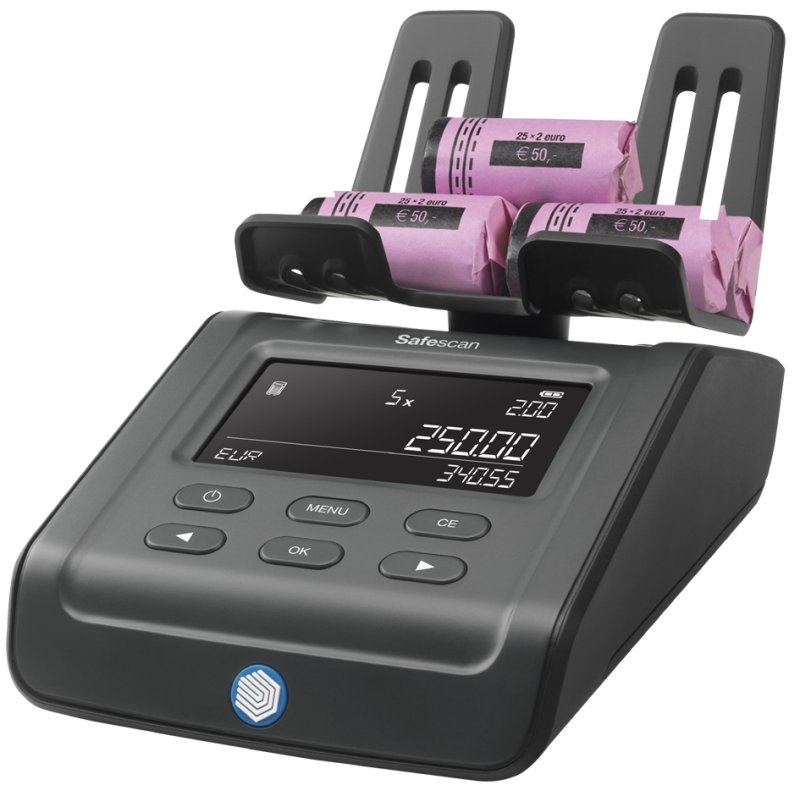 Safescan geldtelweegschaal 6165 G3, zwart, 13 valuta, adaptieve algoritme